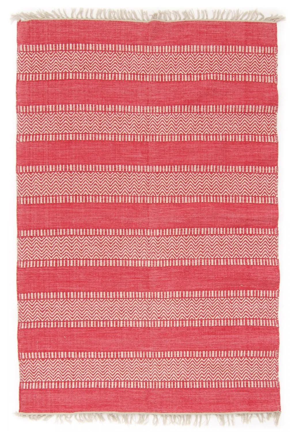 Flickenteppich von Strehög of Sweden - Havtorn (rot)
