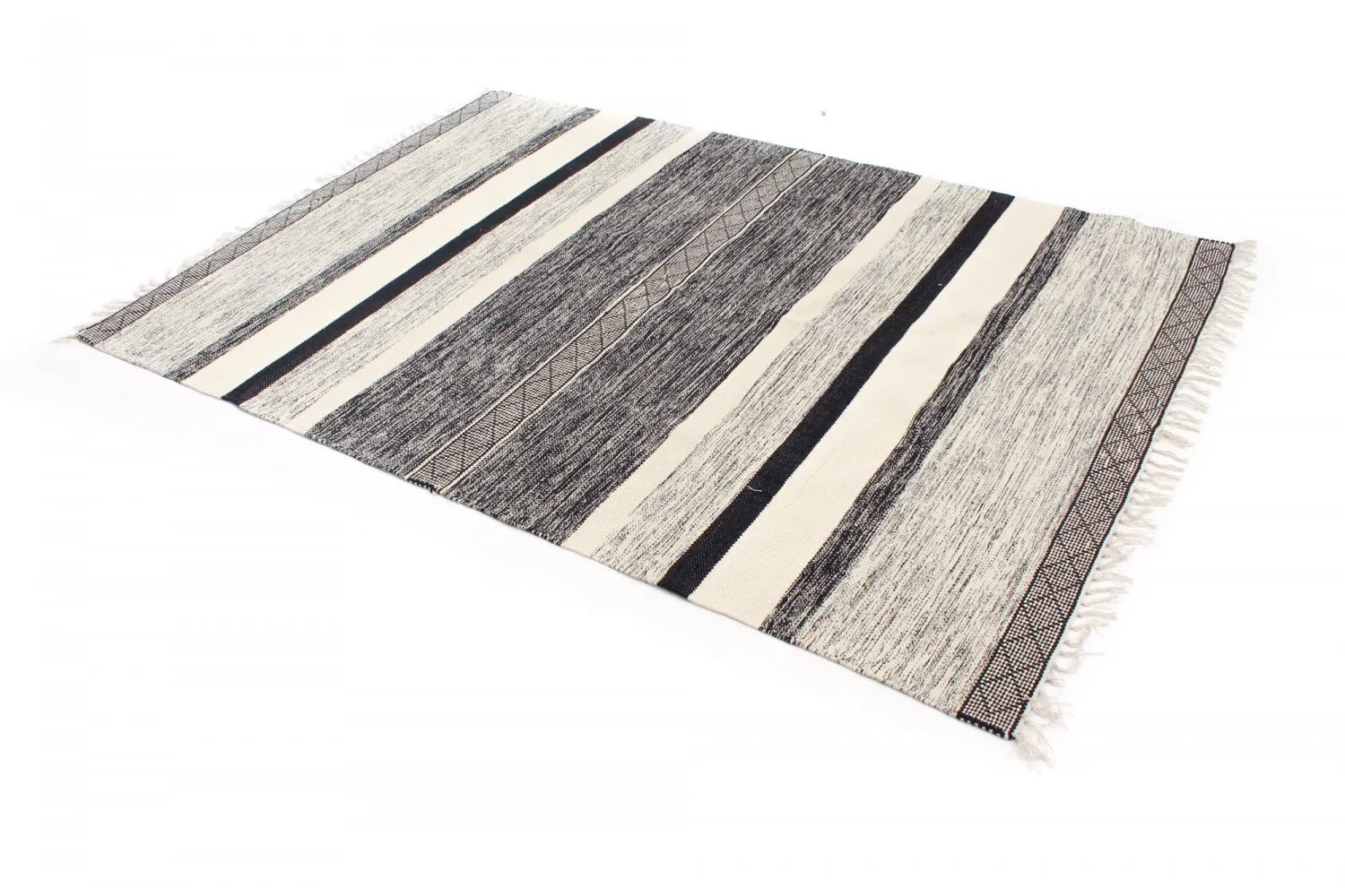 Flickenteppich - Nikita (grau)