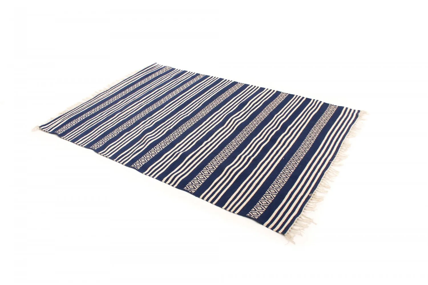 Flickenteppich - Ystad (blau)