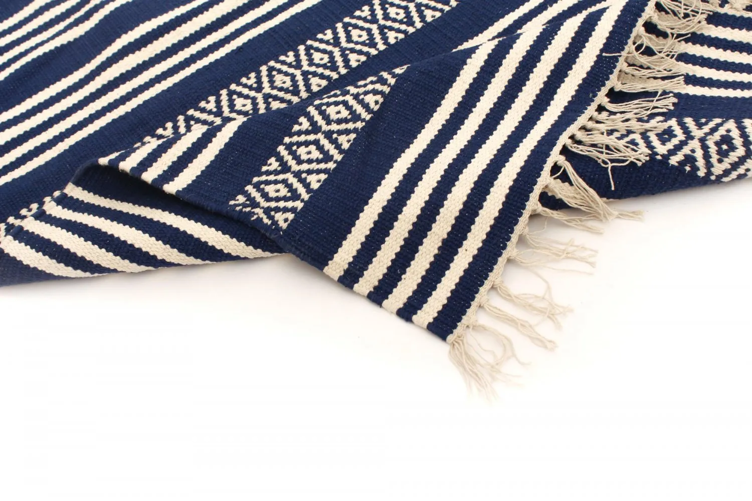 Flickenteppich - Ystad (blau)