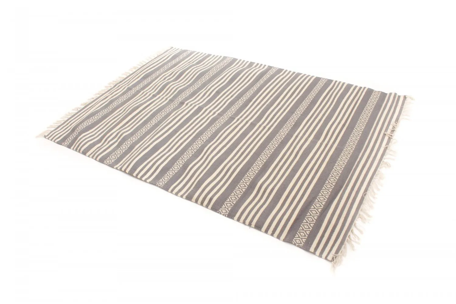 Flickenteppich - Ystad (grau)