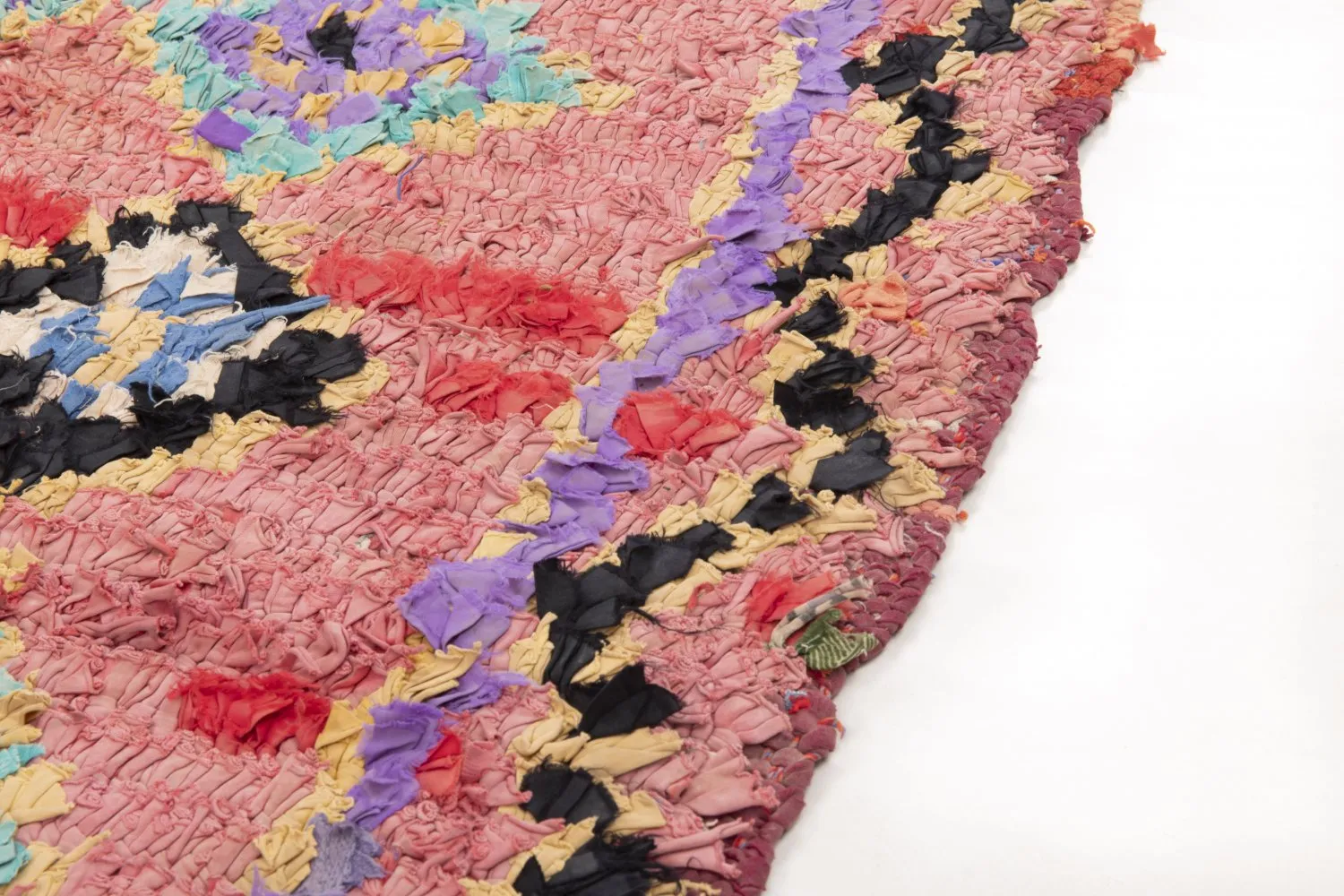 Tapis Marocain Berbère Boucherouite 240 x 105 cm