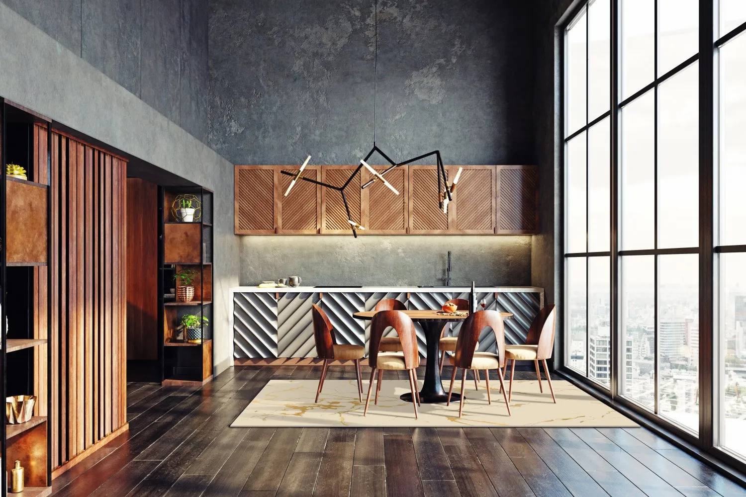 Wilton-Teppich - Cesina (beige/gold)