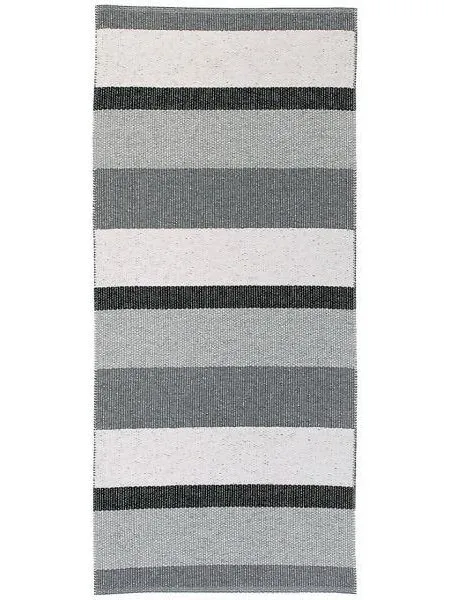 Kunststoffteppiche - Der Horred-Teppich Block metallic (grau)