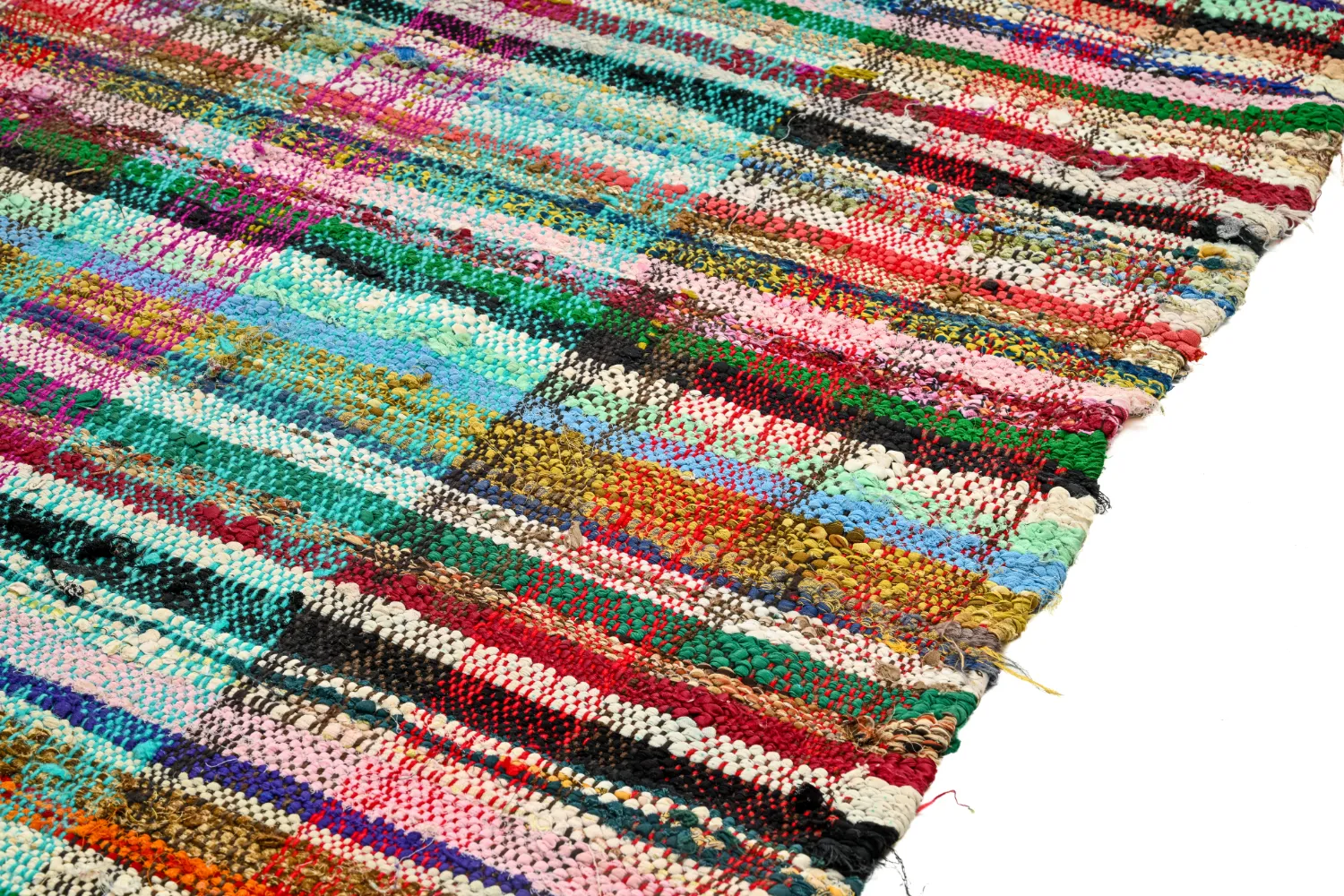 Marockansk Boucherouite-matta 160 x 300 cm