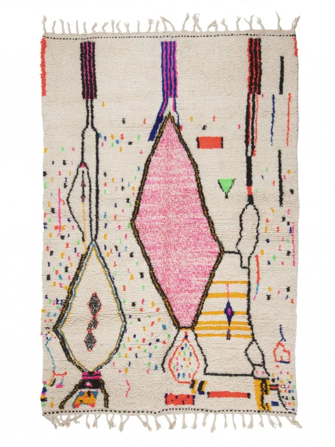 Kelim Marokkanische Berber Teppich Azilal 310 x 200 cm