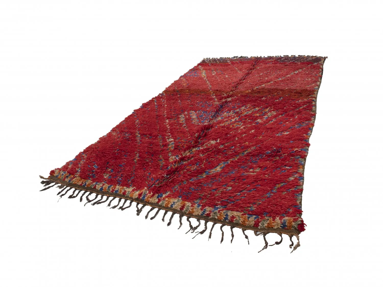 Kelim Marokkanische Berber Teppich Azilal Special Edition 350 x 200 cm