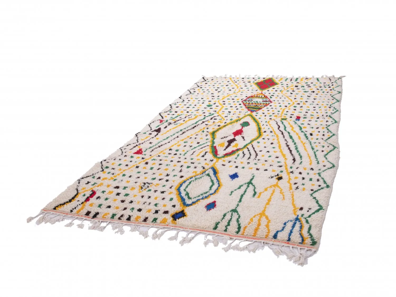 Kelim Marokkanische Berber Teppich Azilal 310 x 190 cm