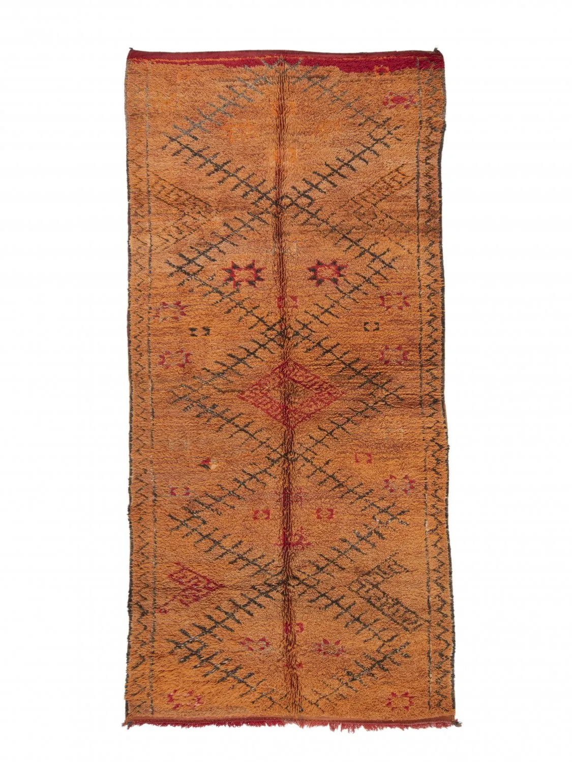 Kelim Marokkanische Berber Teppich Azilal Special Edition 360 x 170 cm