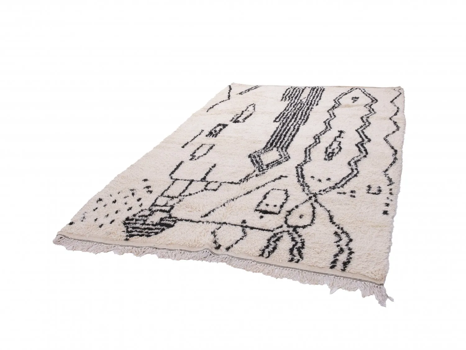 Kelim Marokkanische Berber Teppich Azilal 300 x 190 cm