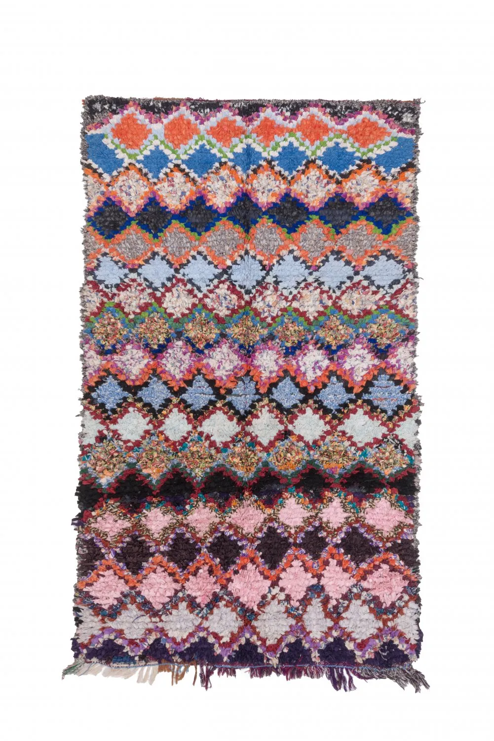 Tapis Marocain Berbère Boucherouite 220 x 130 cm