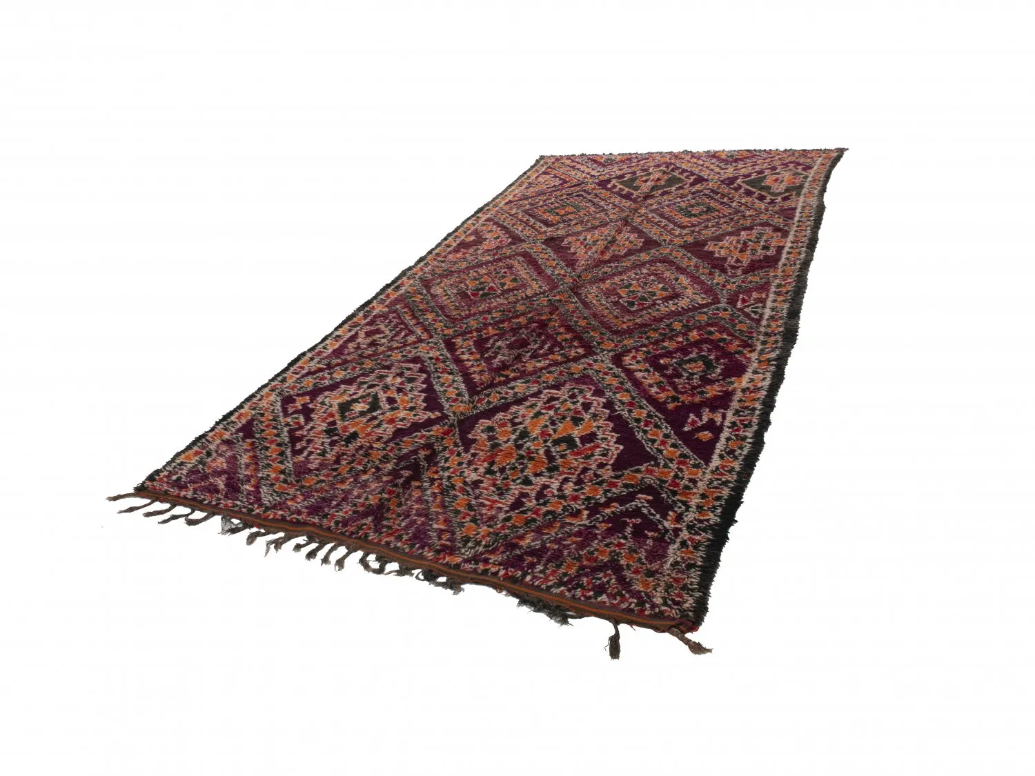 Tapis Kilim marocain Azilal Édition spéciale 360 x 180 cm