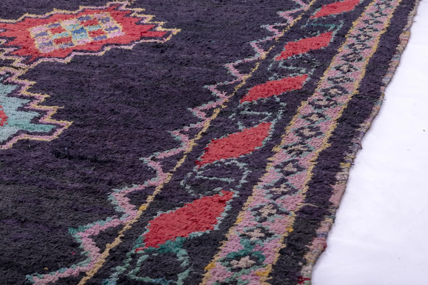 Marokkanische Berber Teppich Boucherouite 360 x 180 cm