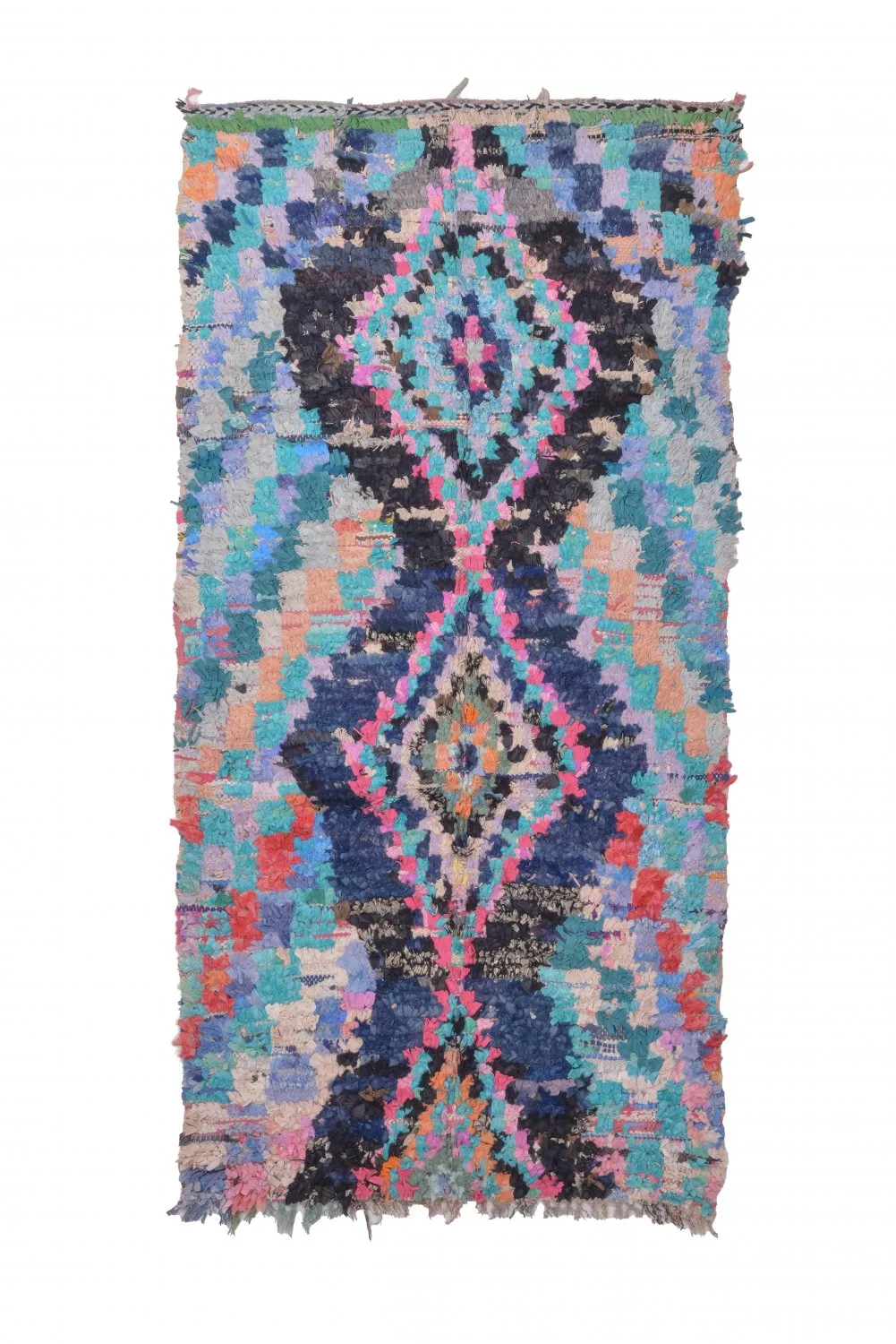 Tapis Marocain Berbère Boucherouite 235 x 115 cm