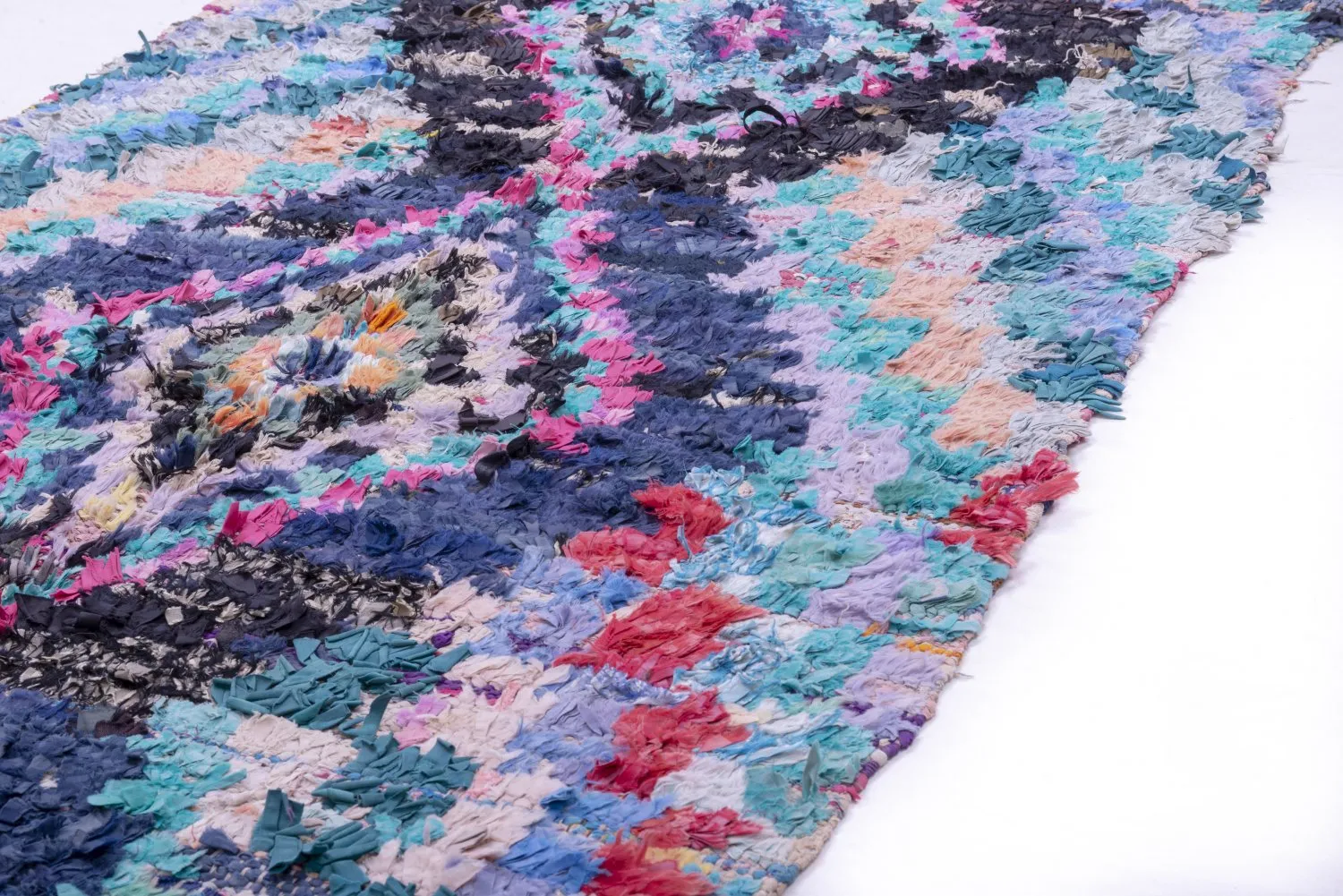 Tapis Marocain Berbère Boucherouite 235 x 115 cm