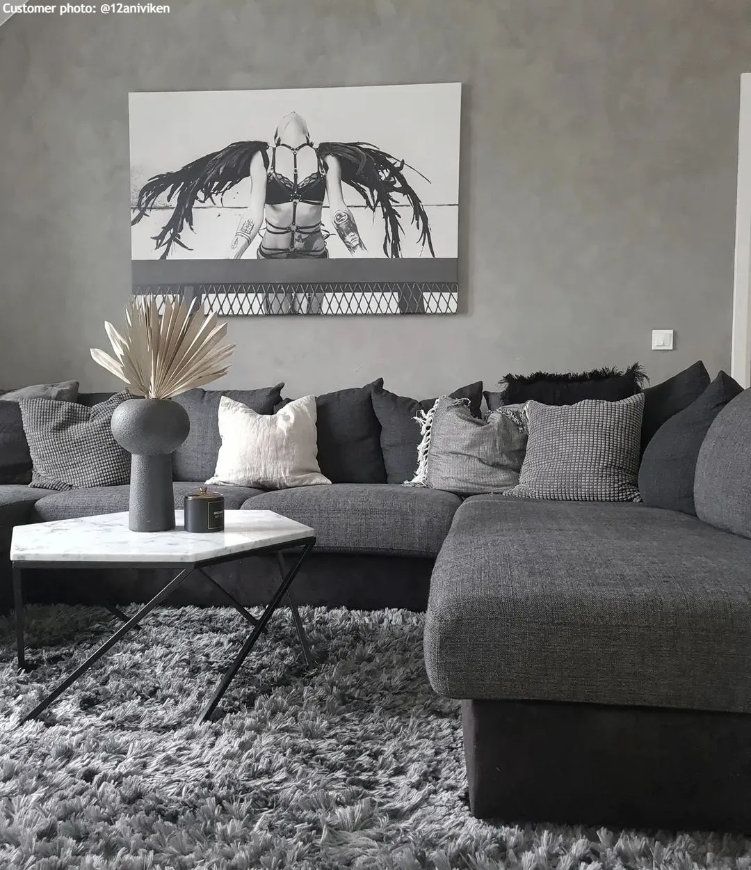 Hochflorteppiche - Janjira (silber)