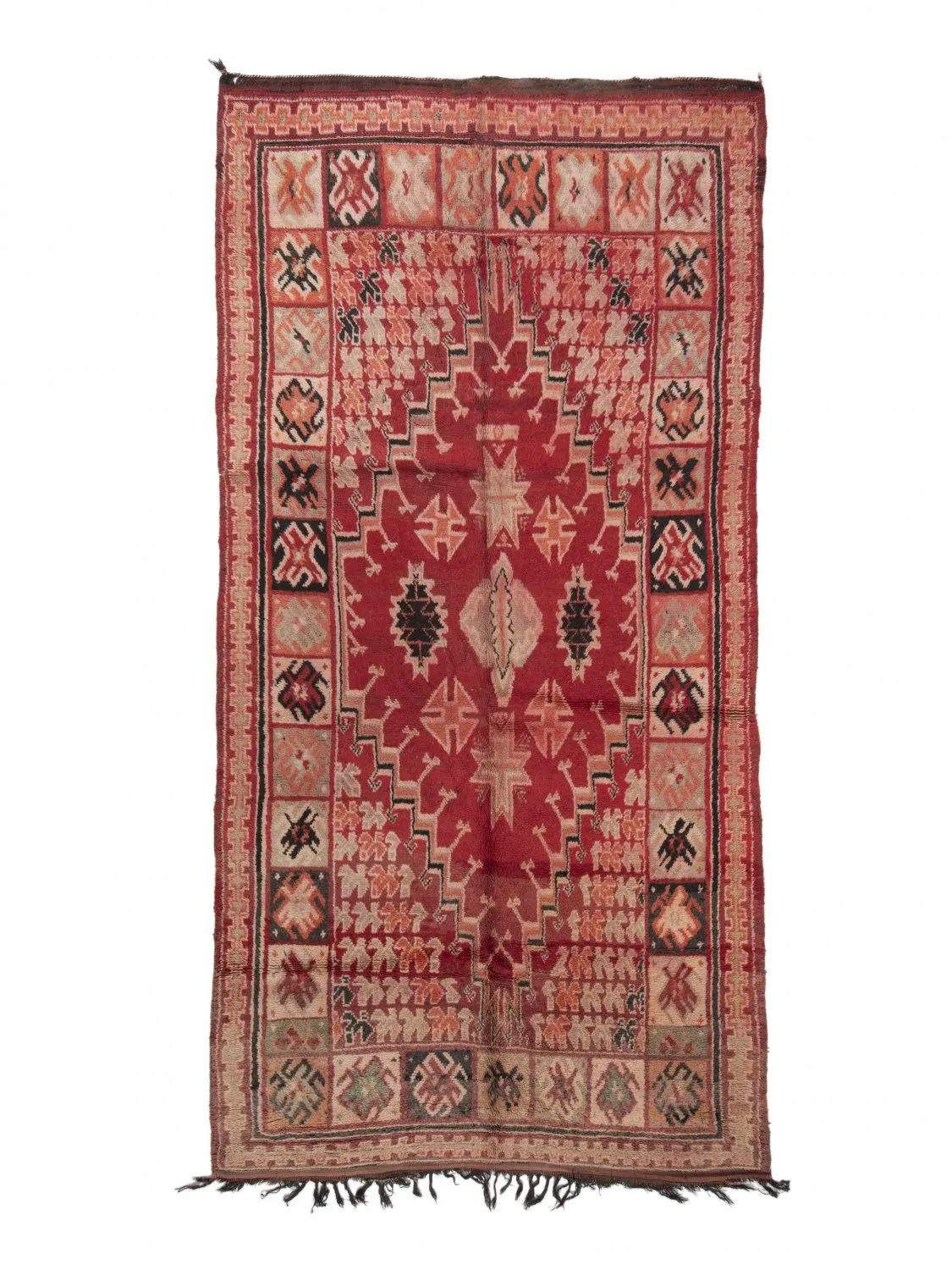 Kelim Marokkanische Berber Teppich Azilal Special Edition 380 x 180 cm