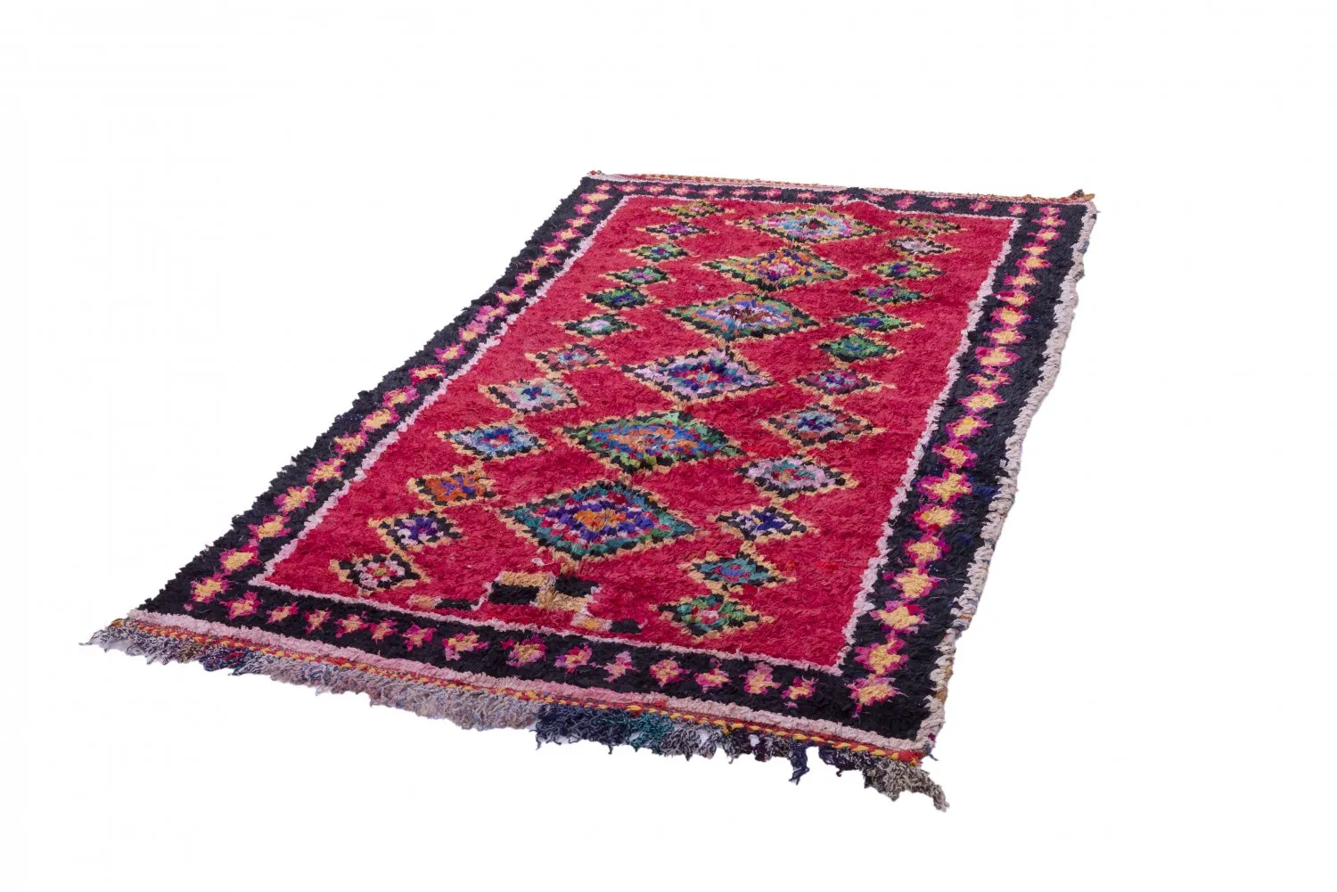 Tapis Marocain Berbère Boucherouite 255 x 145 cm