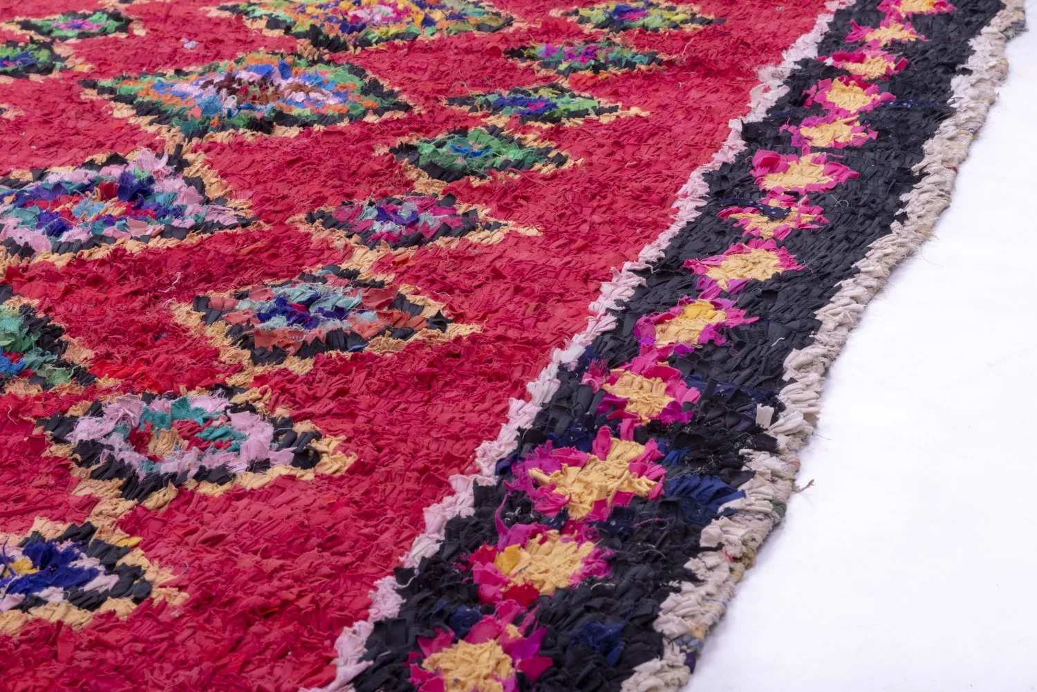 Tapis Marocain Berbère Boucherouite 255 x 145 cm