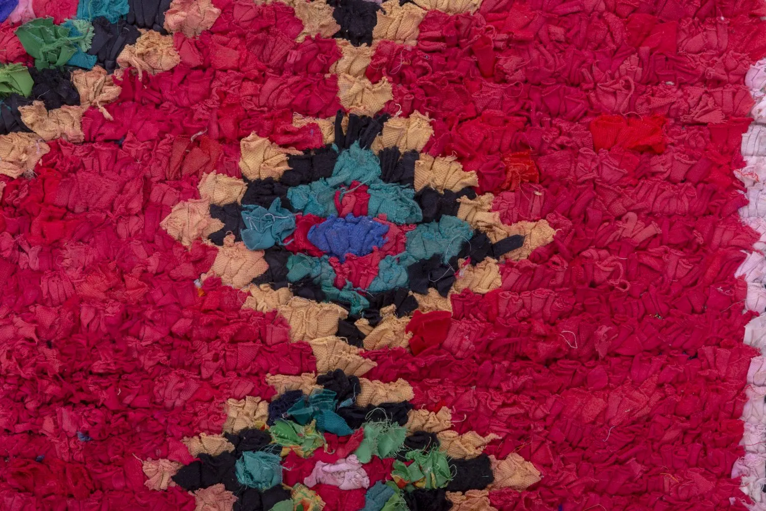 Tapis Marocain Berbère Boucherouite 255 x 145 cm