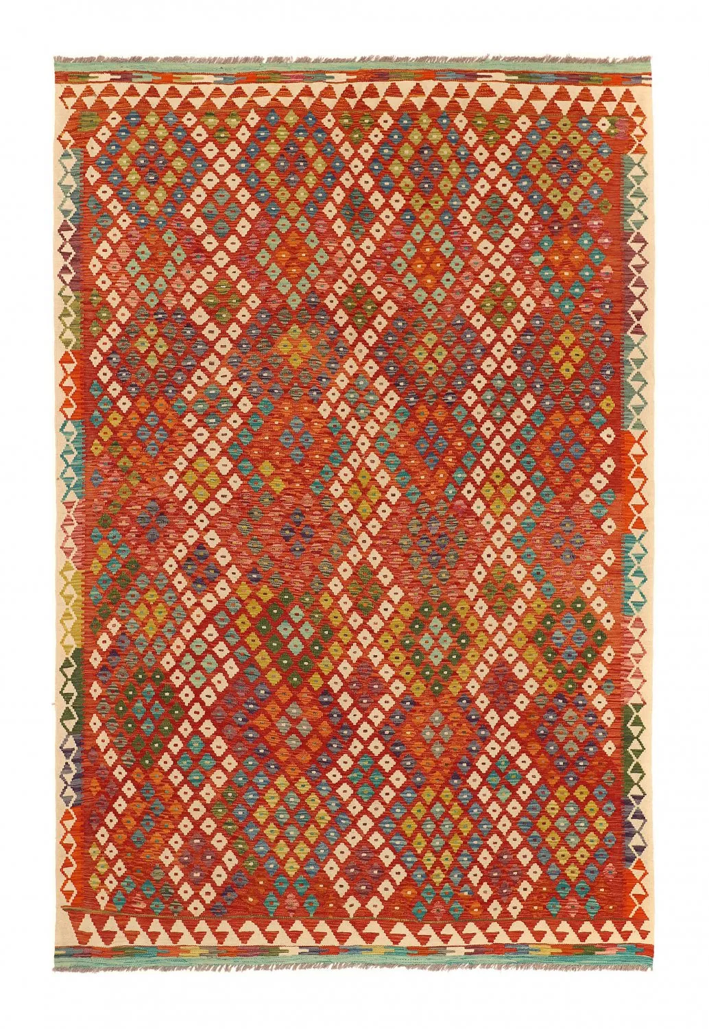 Orientalischer Kelim-Teppich 297 x 199 cm