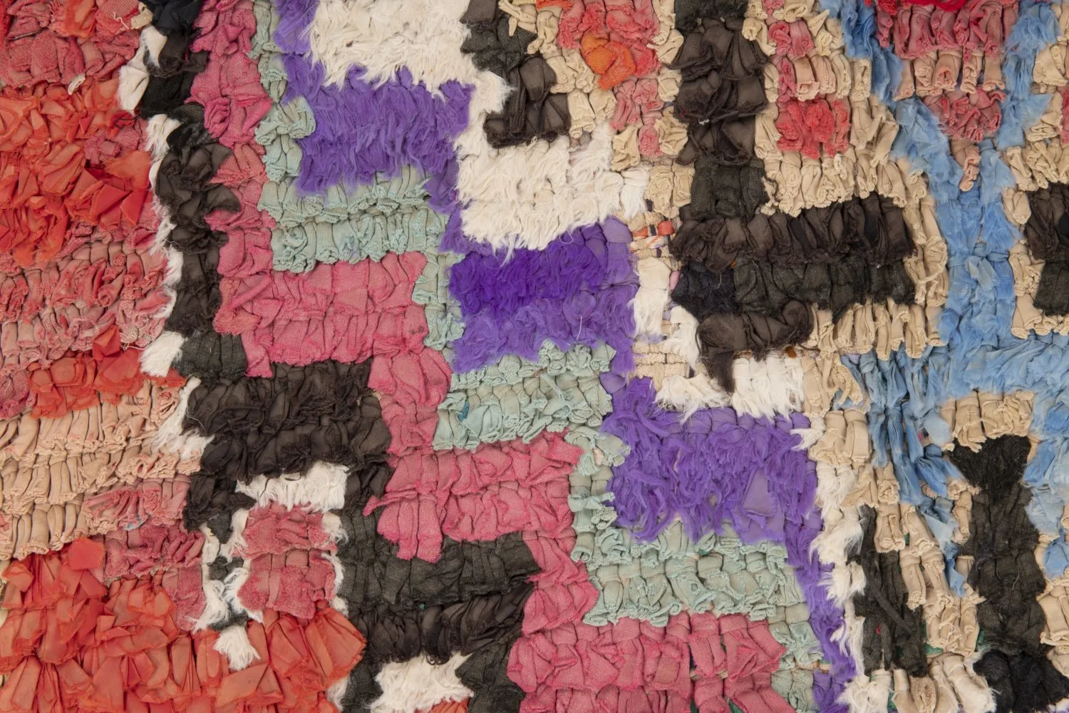 Tapis Marocain Berbère Boucherouite 220 x 105 cm