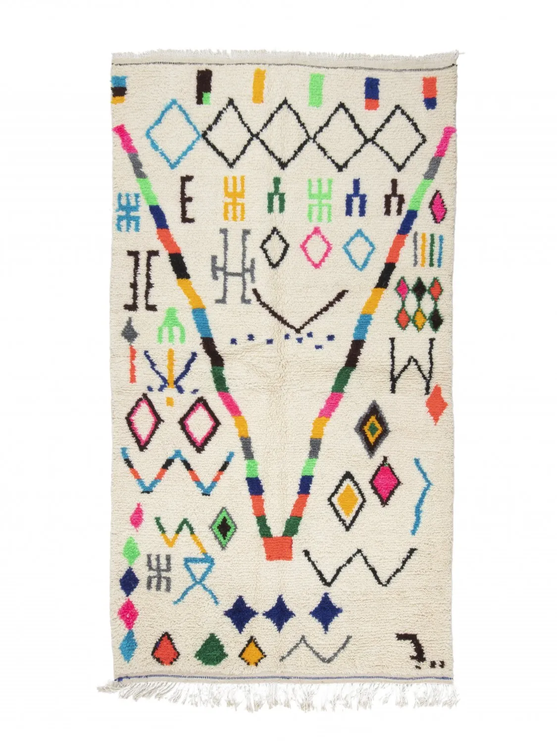 Tapis kilim marocain Azilal 250 x 140 cm