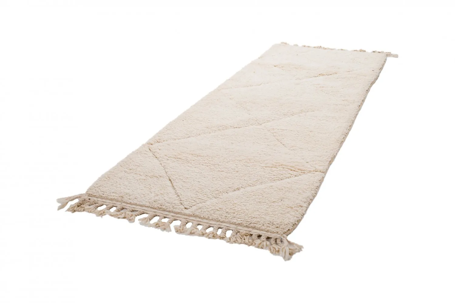 Tapis Kilim marocain Beni Ourain 295 x 85 cm