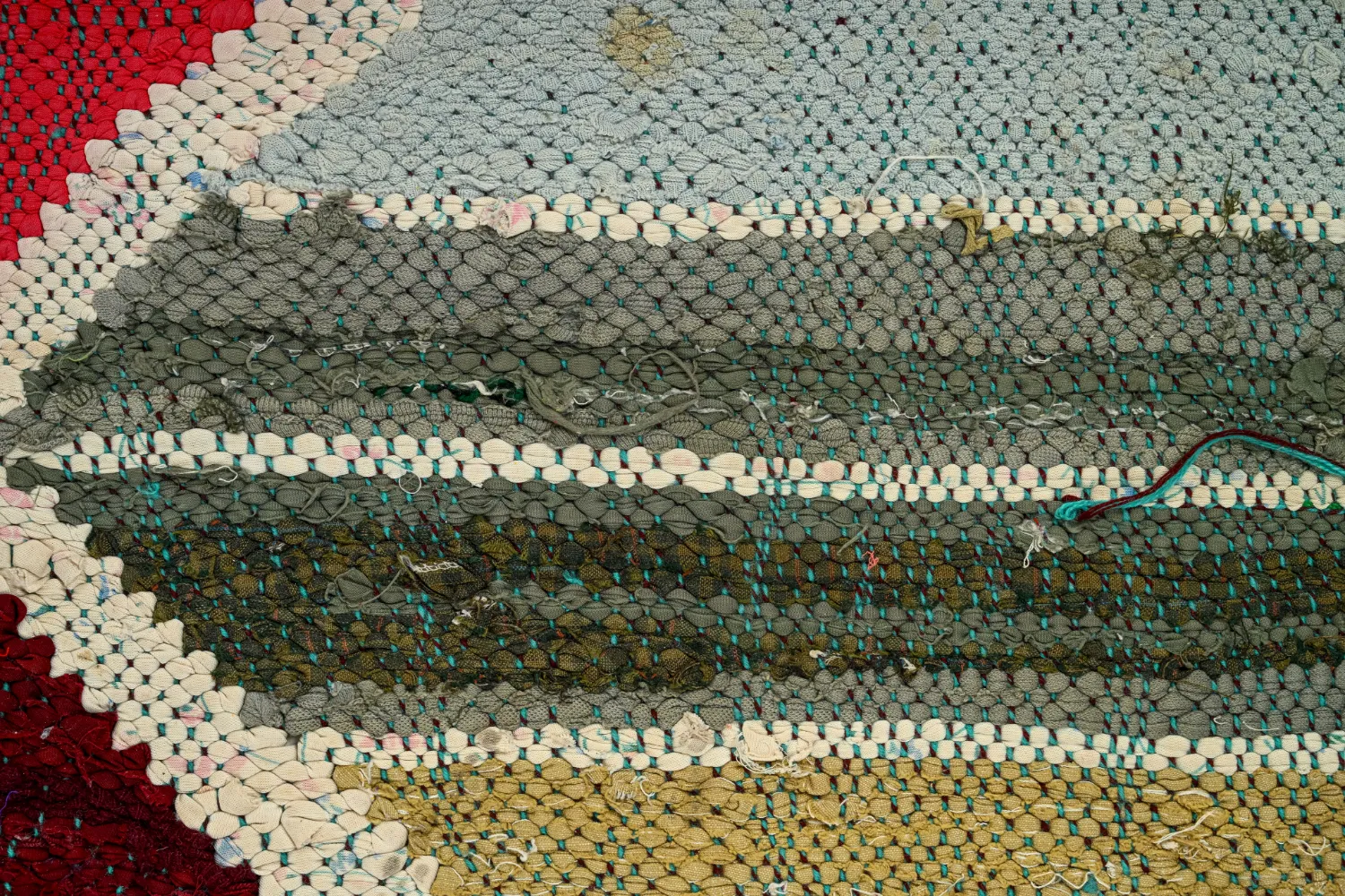 Marockansk Boucherouite-matta 120 x 280 cm