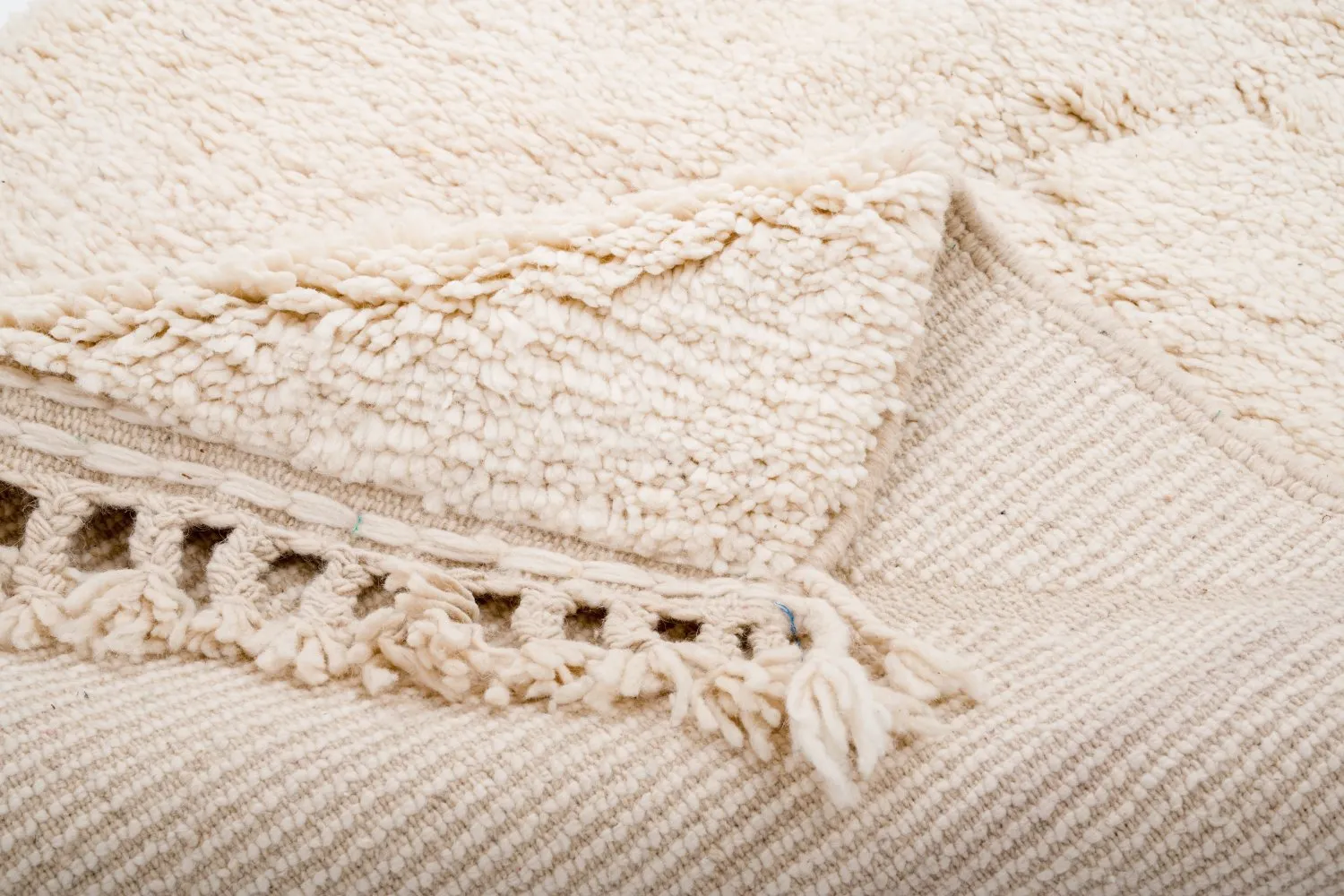 Tapis Kilim marocain Beni Ourain 295 x 85 cm