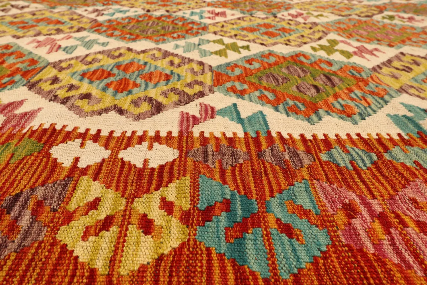 Orientalischer Kelim-Teppich 299 x 197 cm