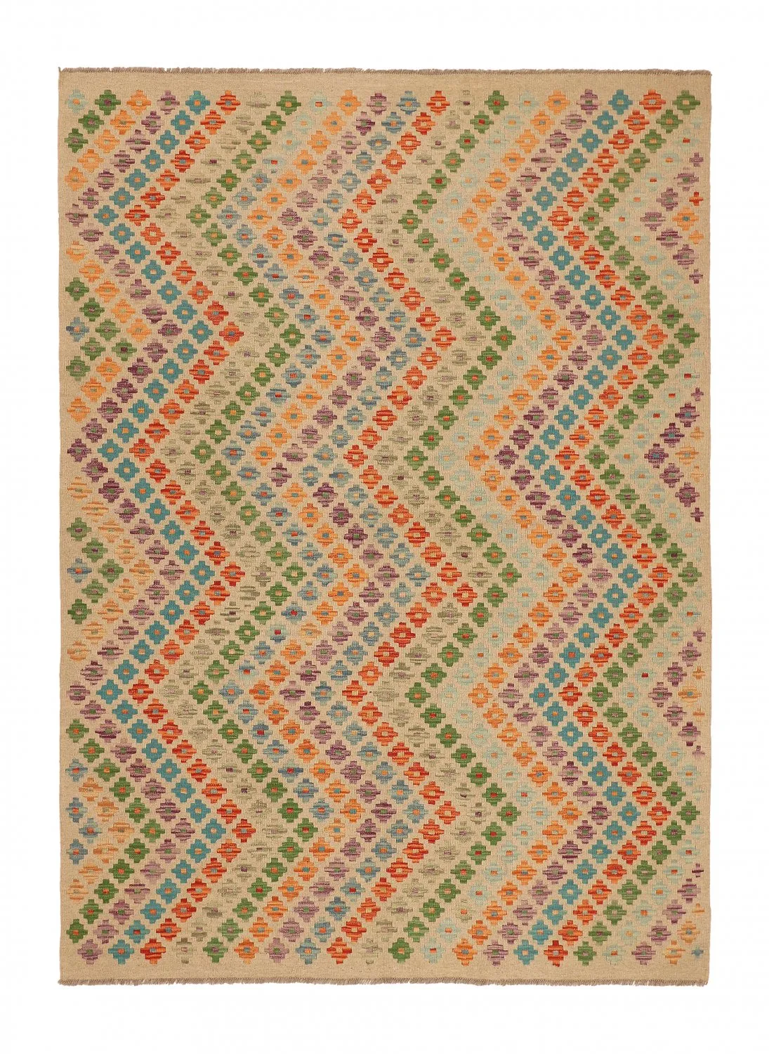 Orientalischer Kelim-Teppich 252 x 180 cm