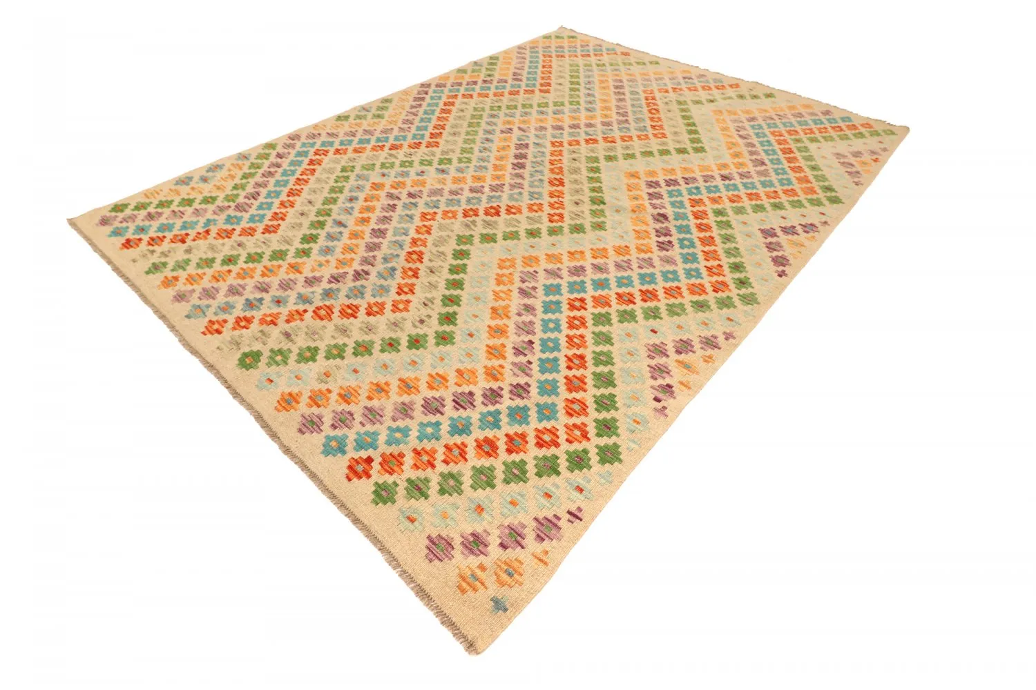 Orientalischer Kelim-Teppich 252 x 180 cm