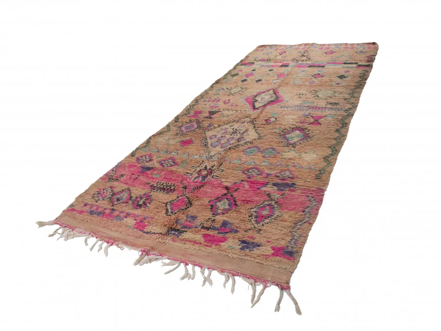 Kelim Marokkanische Berber Teppich Azilal Special Edition 420 x 170 cm