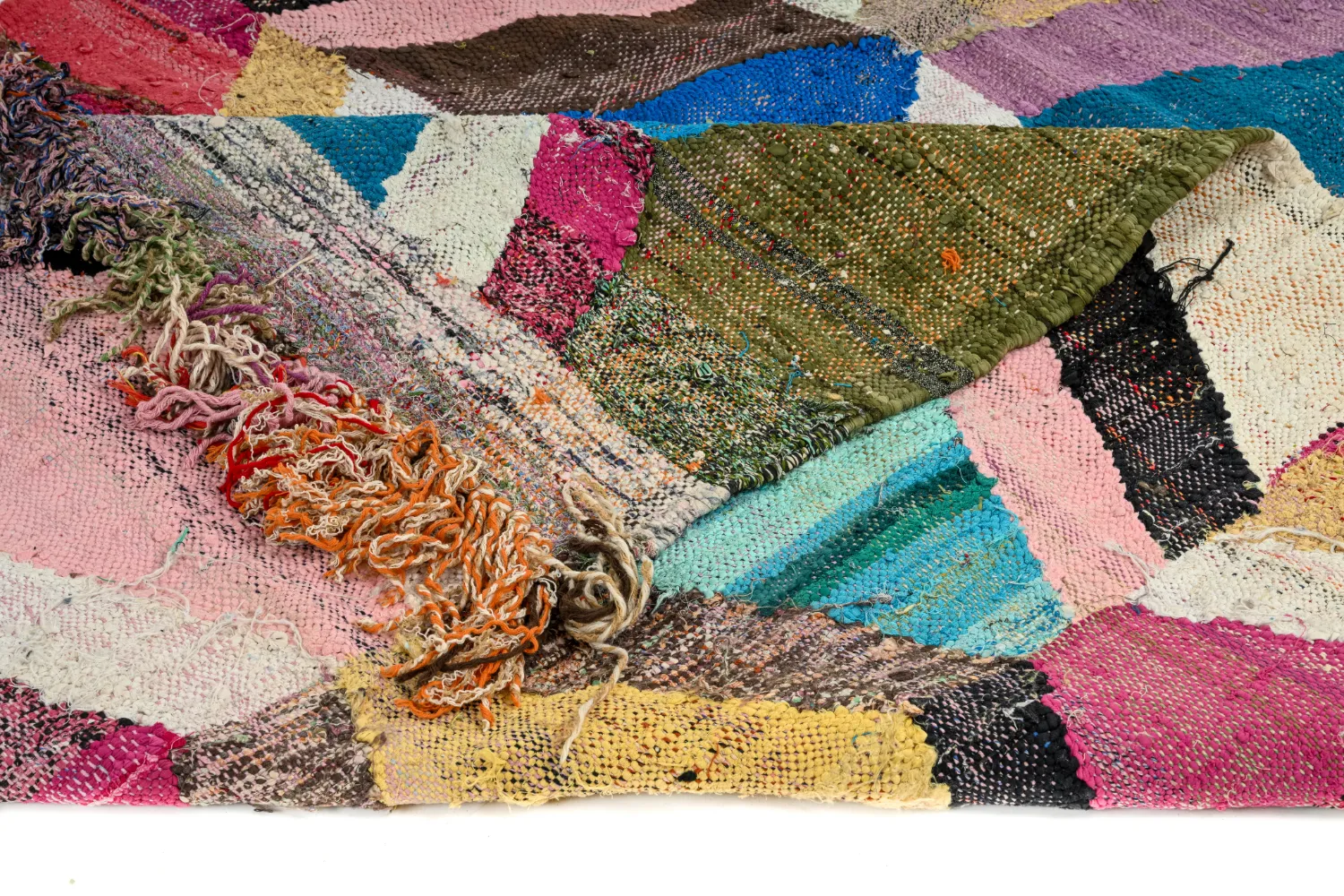 Marockansk Boucherouite-matta 150 x 275 cm