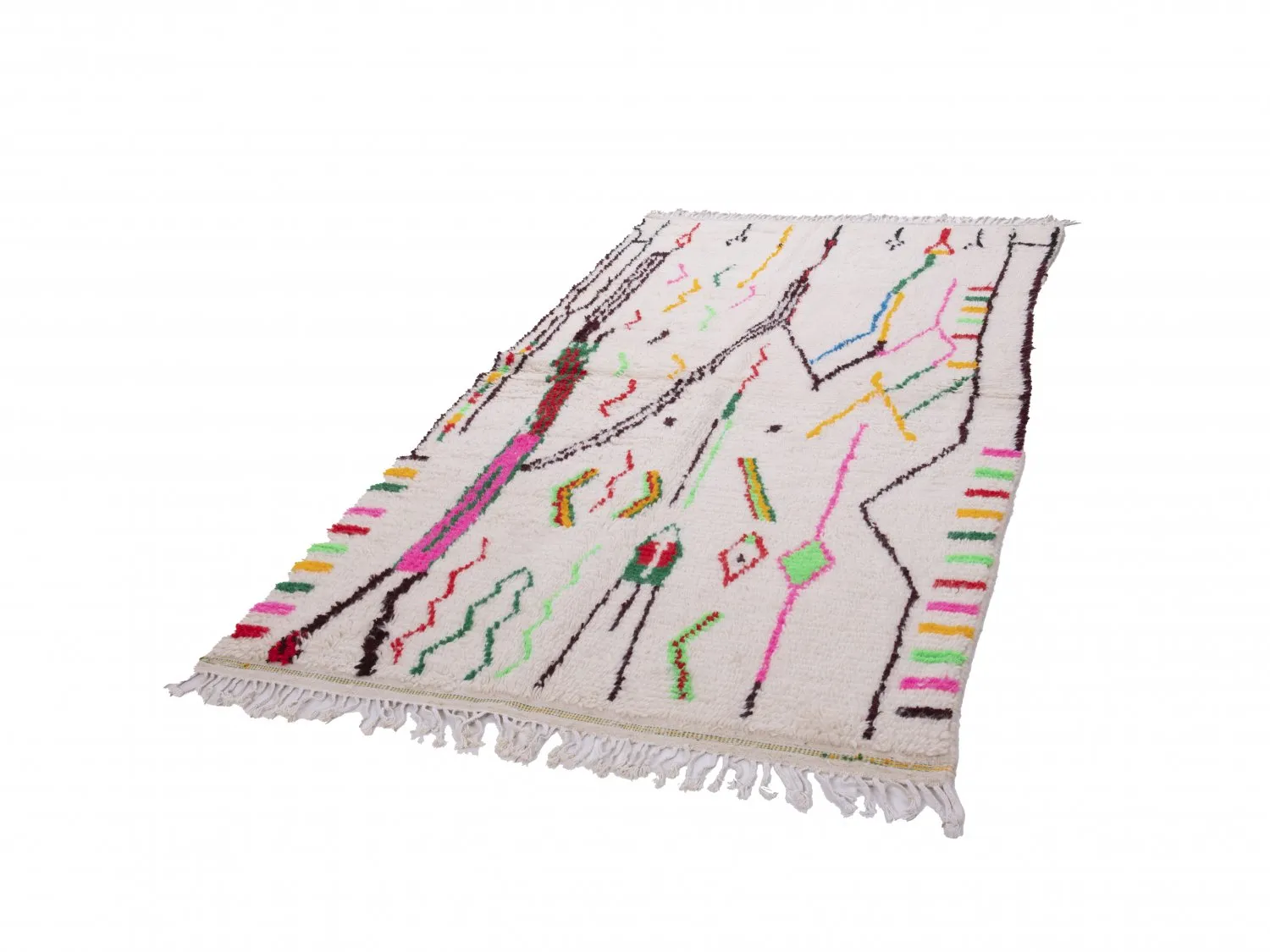 Kelim Marokkanische Berber Teppich Azilal 250 x 140 cm