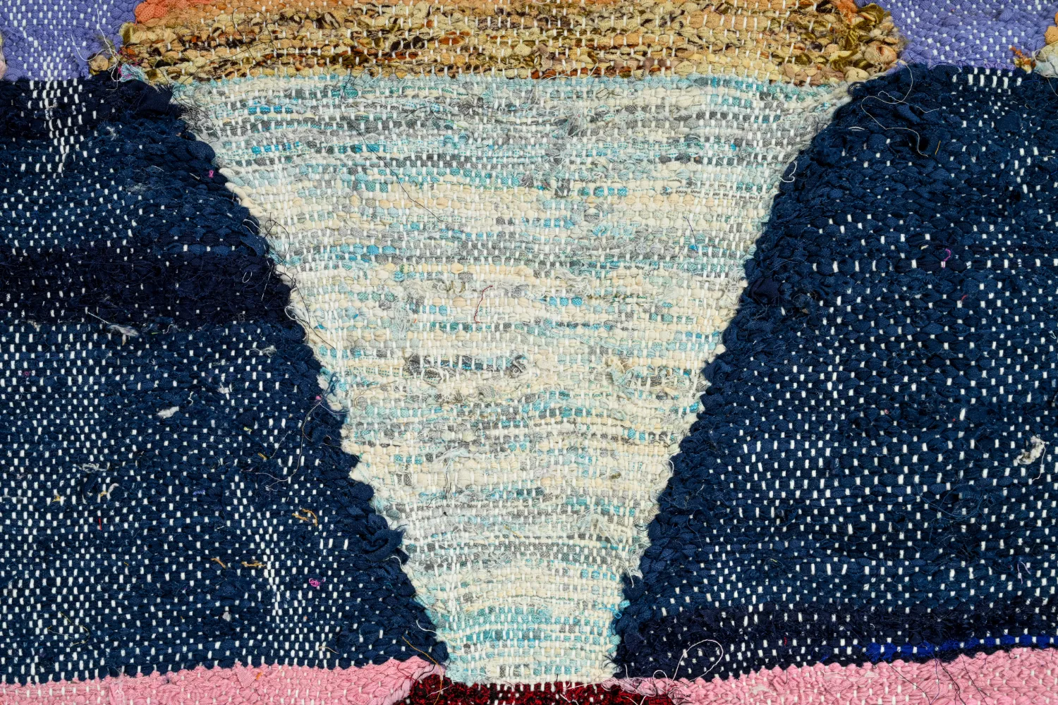 Marockansk Boucherouite-matta 145 x 270 cm