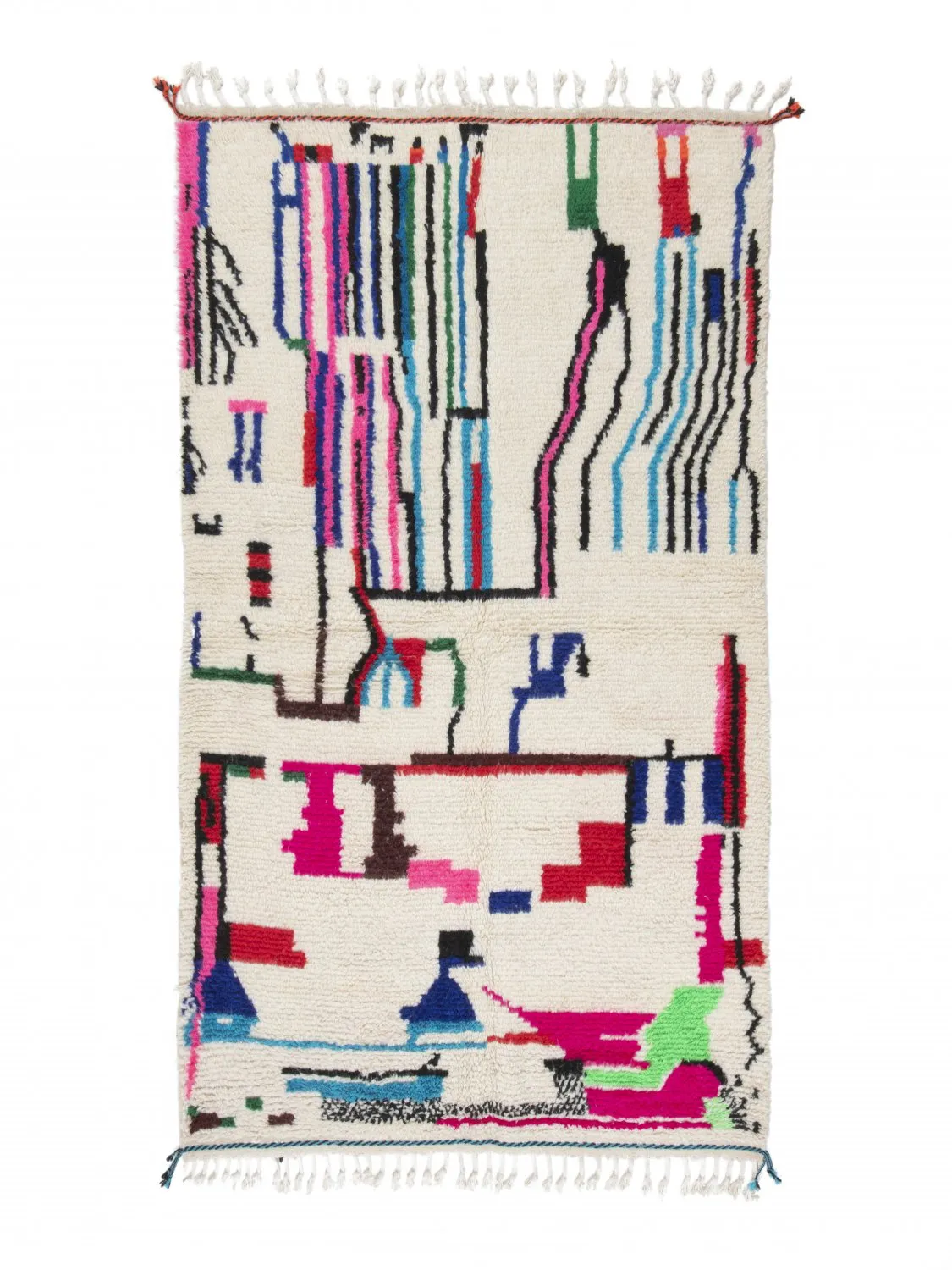 Kelim Marokkanische Berber Teppich Azilal 260 x 140 cm