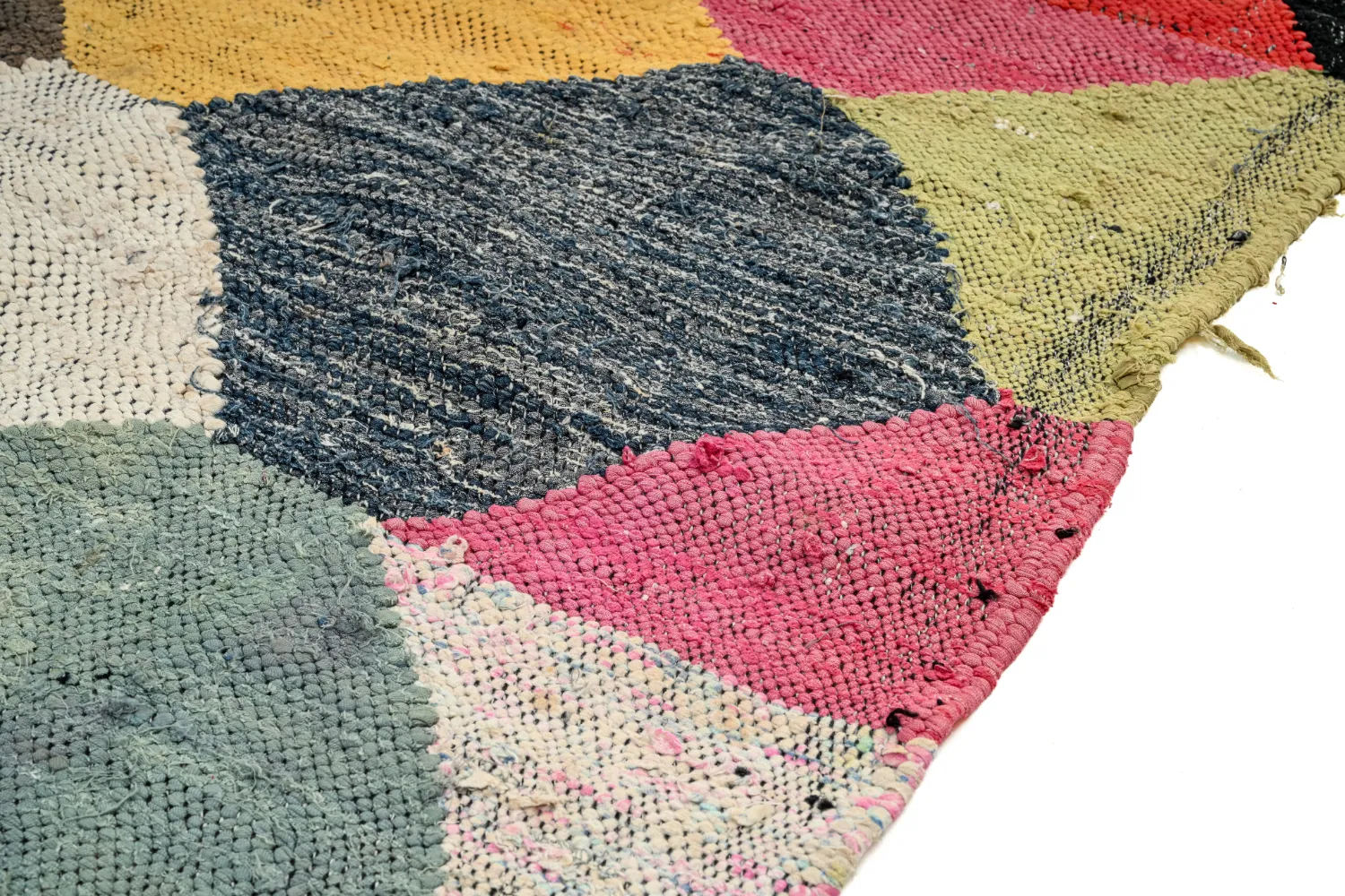 Marockansk Boucherouite-matta 145 x 300 cm