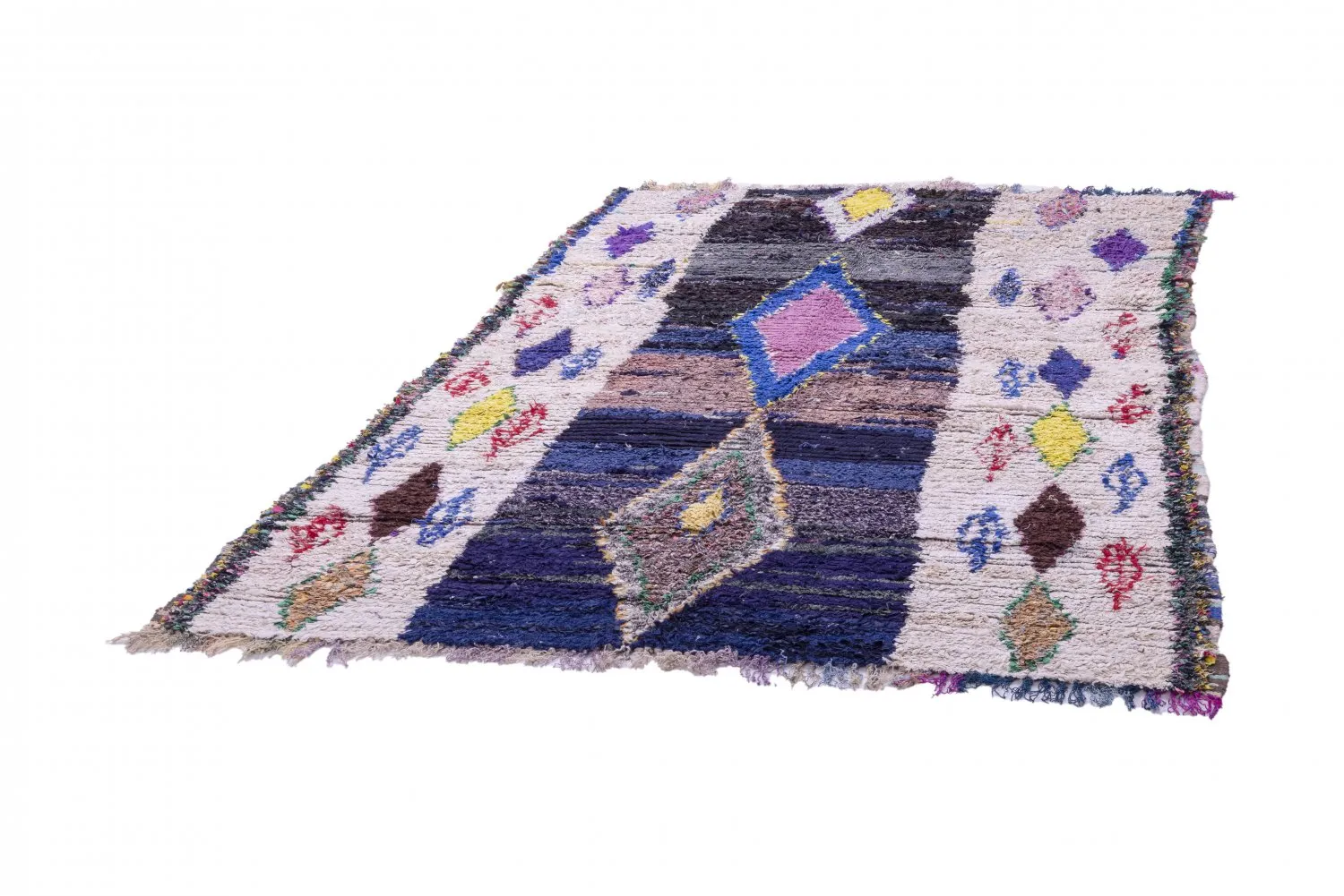 Tapis Marocain Berbère Boucherouite 230 x 170 cm