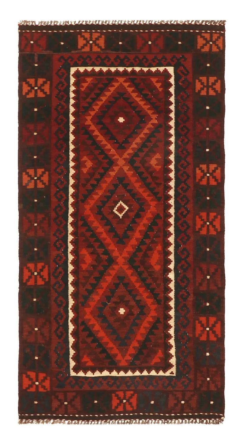Orientalischer Kelim-Teppich 198 x 101 cm