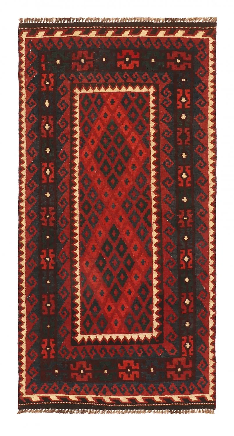 Orientalischer Kelim-Teppich 205 x 103 cm
