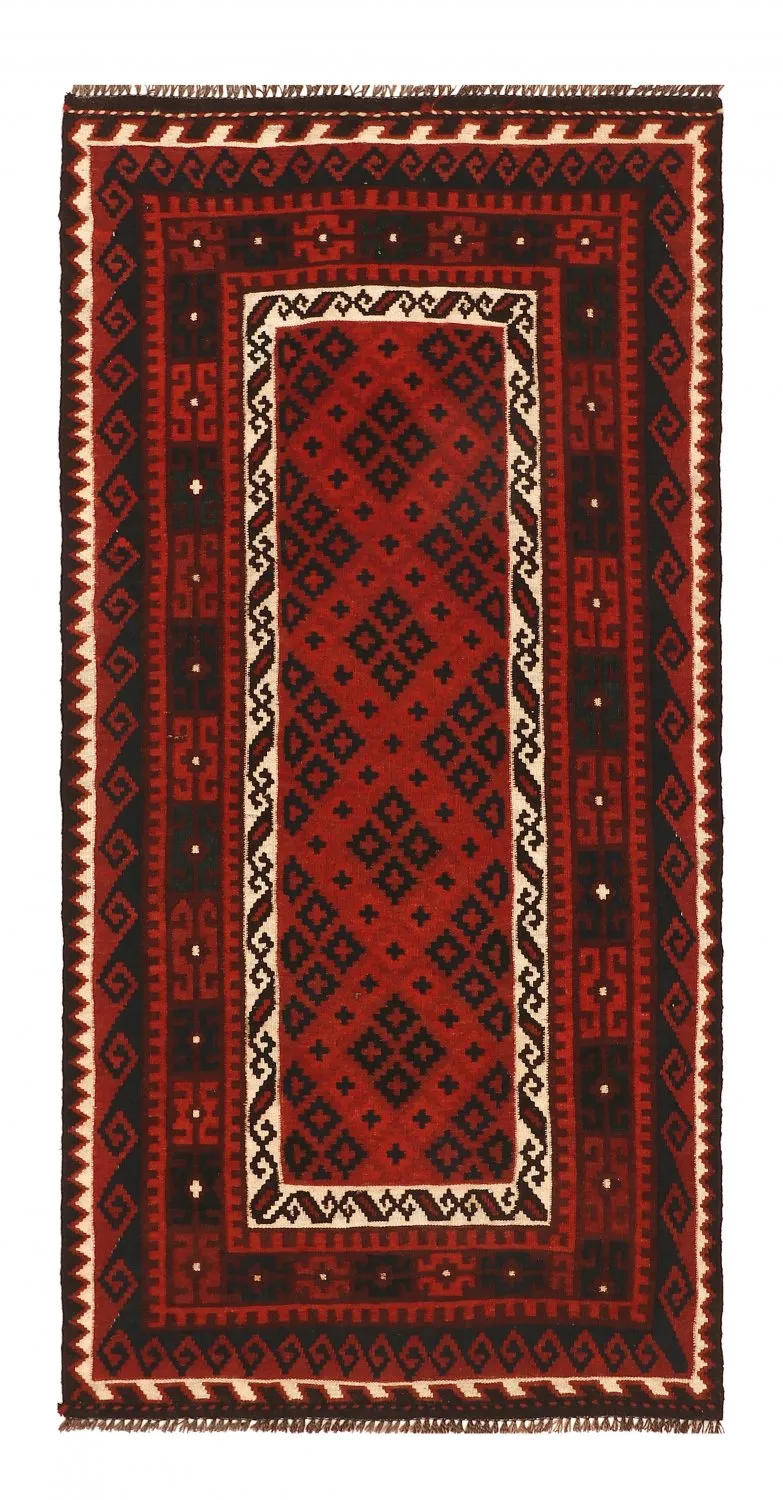 Orientalischer Kelim-Teppich 209 x 102 cm