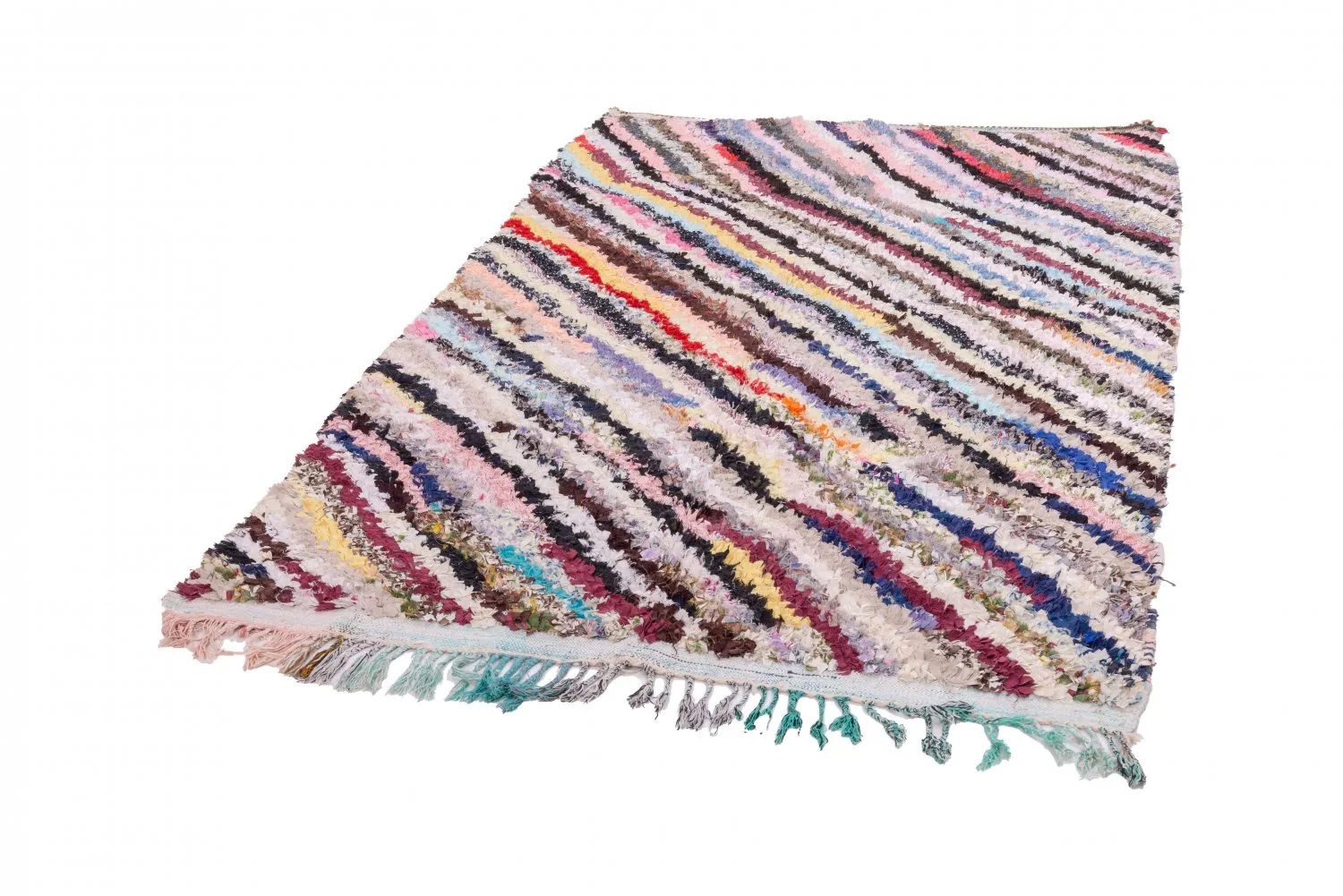 Tapis Marocain Berbère Boucherouite 240 x 150 cm