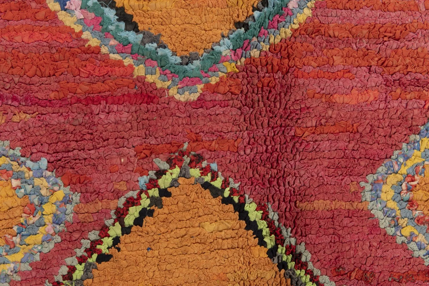 Marokkanischer Berber Teppich Boucherouite 200 x 120 cm