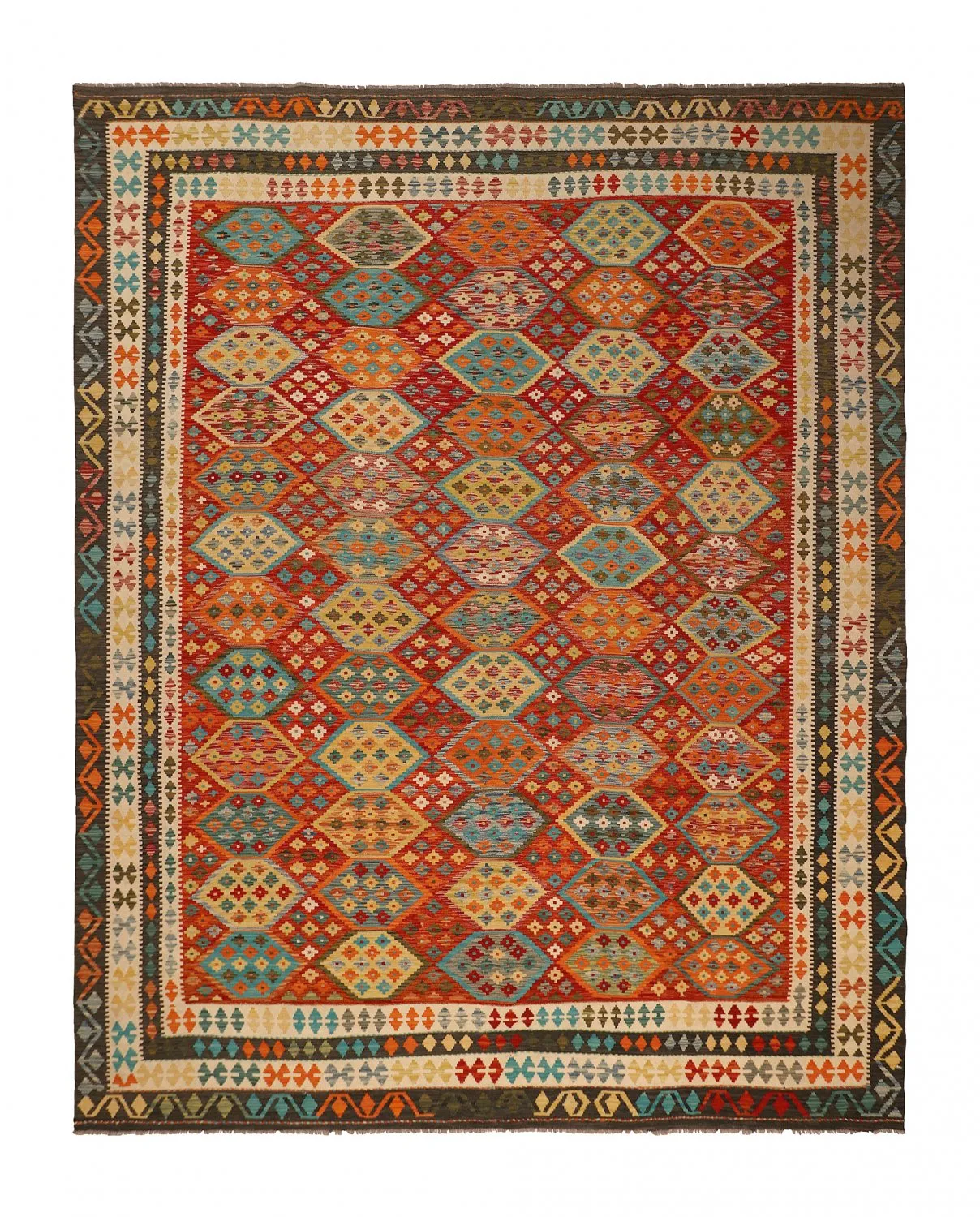 Orientalischer Kelim-Teppich 403 x 318 cm