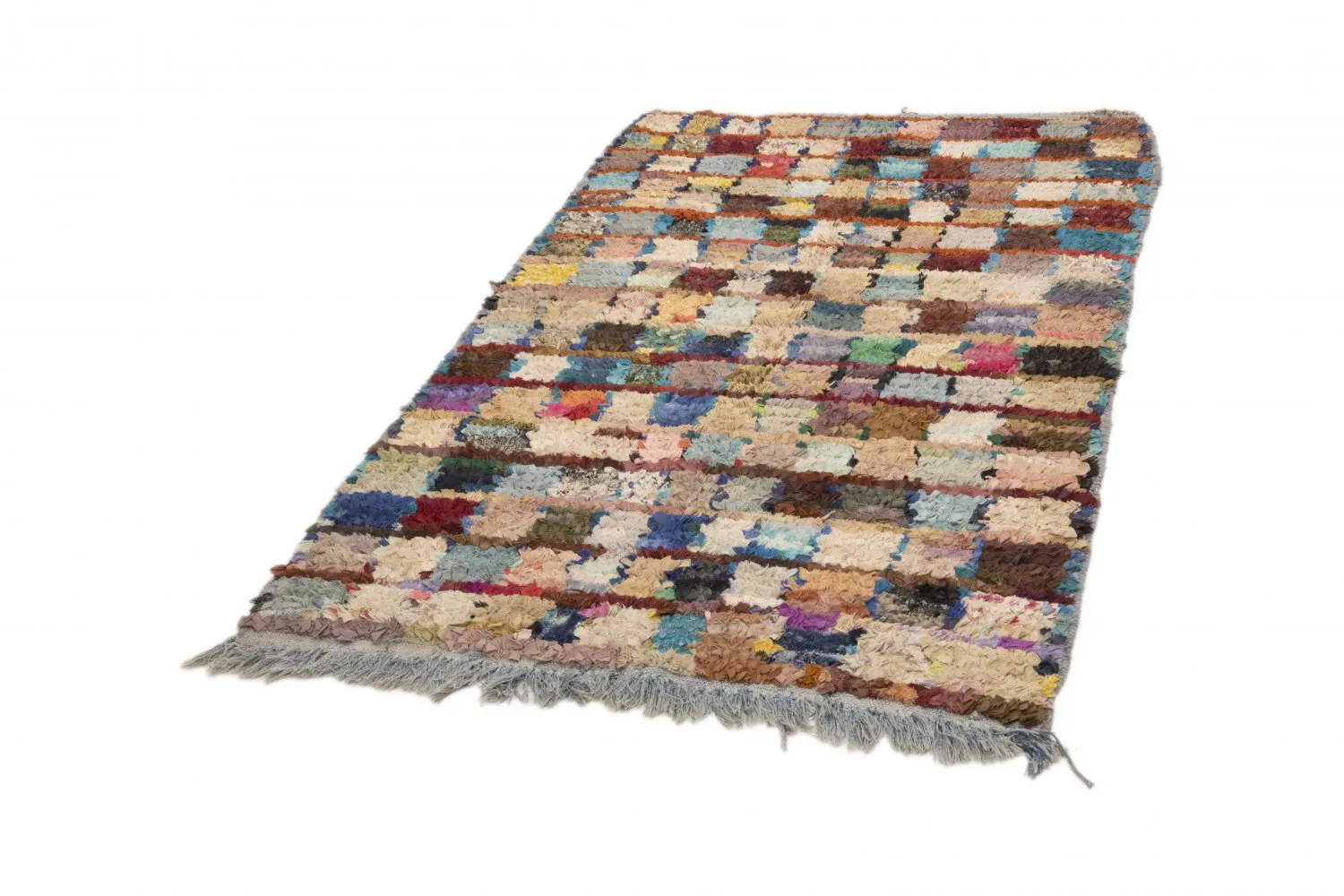 Tapis Marocain Berbère Boucherouite 205 x 115 cm