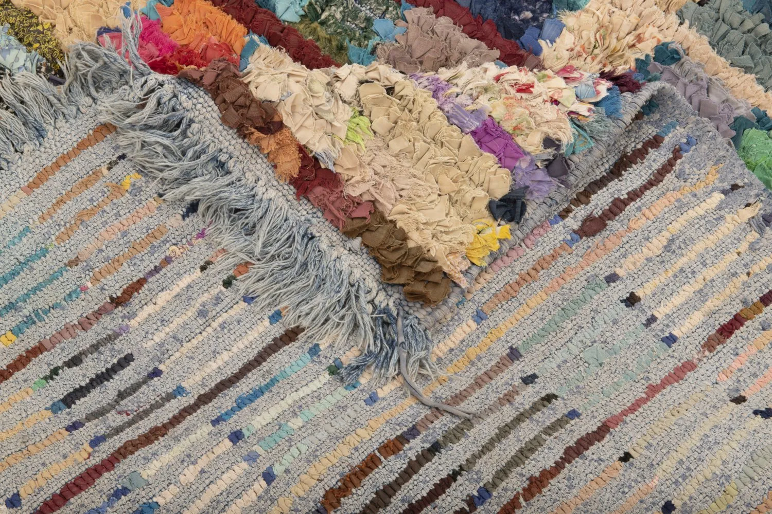 Tapis Marocain Berbère Boucherouite 205 x 115 cm