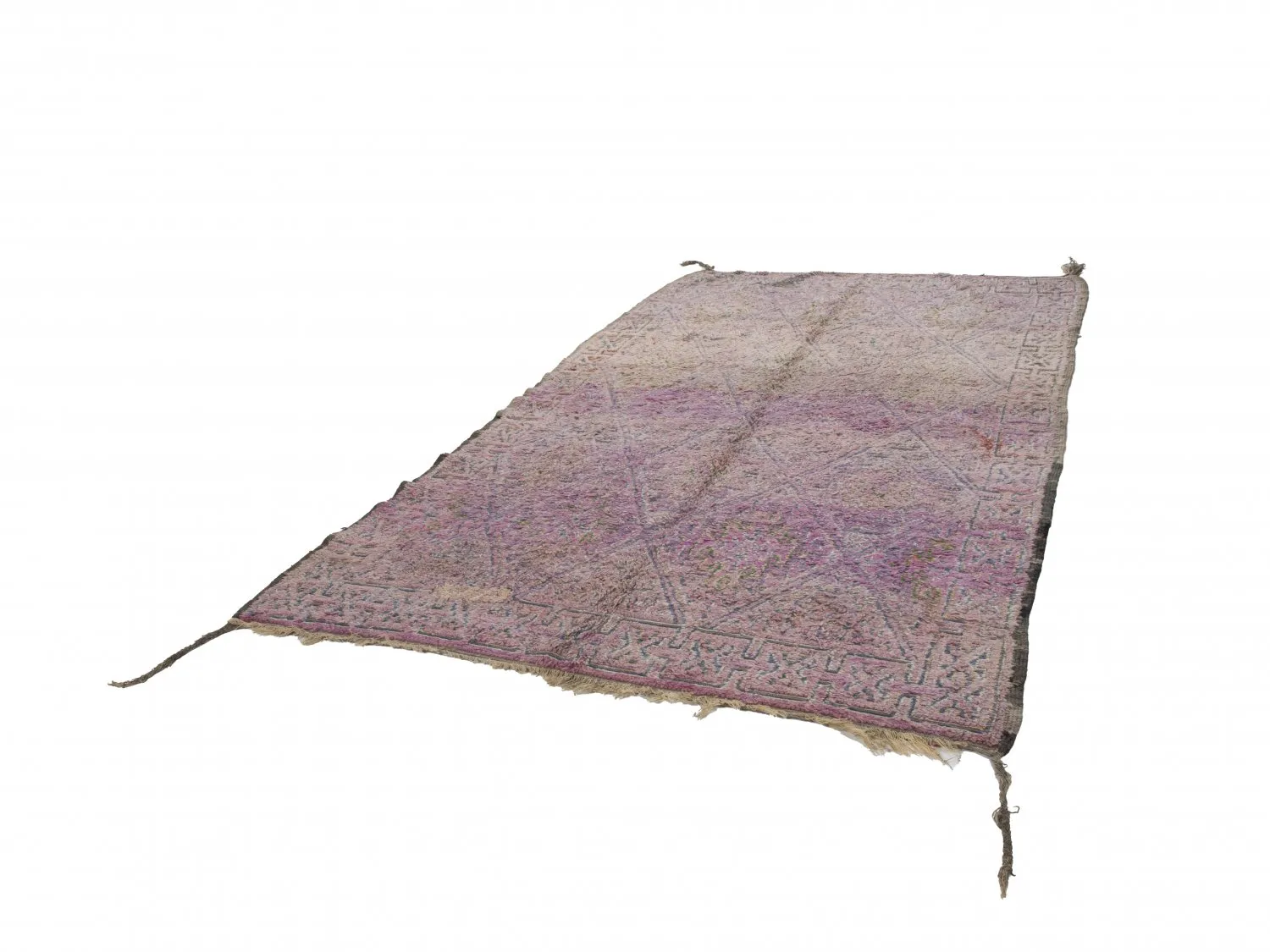 Kelim Marokkanische Berber Teppich Azilal Special Edition 320 x 200 cm