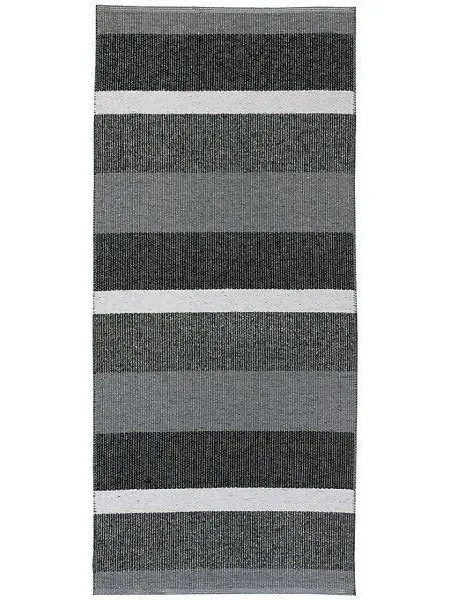 Kunststoffteppiche - Der Horred-Teppich Block metallic (Graphit)